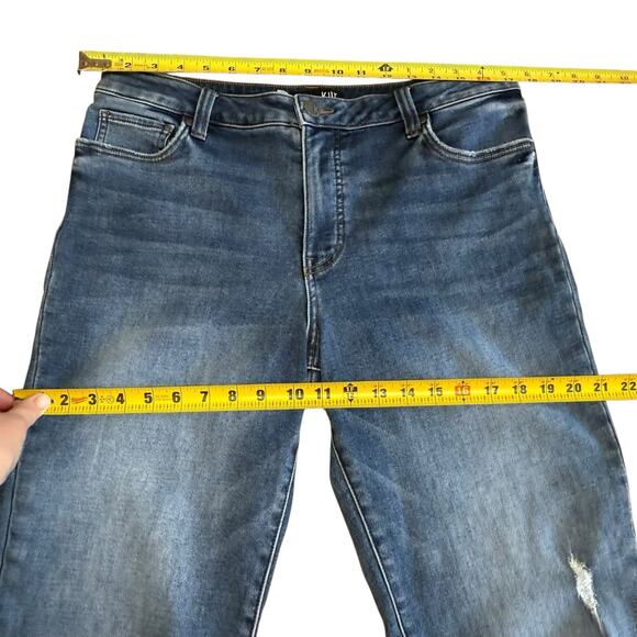 Kut From The Kloth Jeans Women's Kelsey High Rise Fab Ab Ankle Flare Sz 12 - Picture 8 of 10